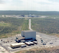 An outside aerial view of TREAT